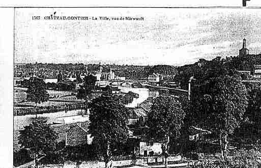 Ville de CHATEAUGONTIERBAZOUGES Carte postale ancienne