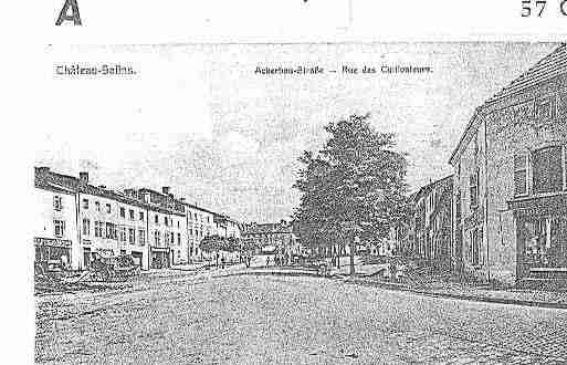 Ville de CHATEAUSALINS Carte postale ancienne