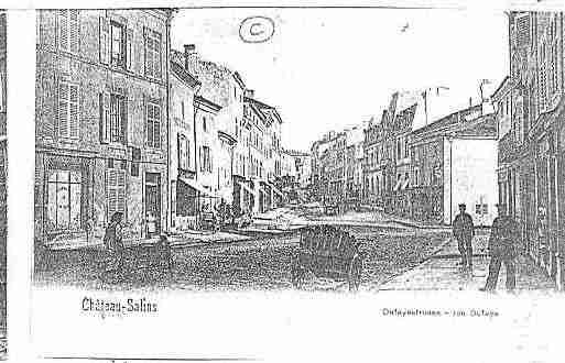 Ville de CHATEAUSALINS Carte postale ancienne