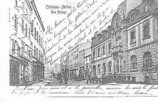Ville de CHATEAUSALINS Carte postale ancienne