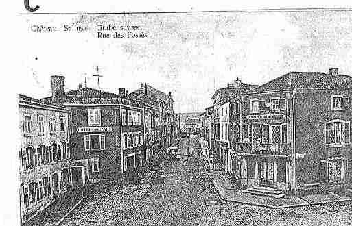 Ville de CHATEAUSALINS Carte postale ancienne