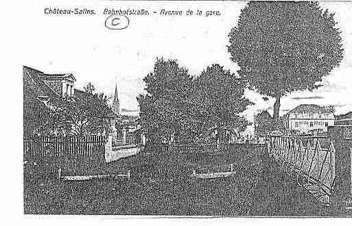 Ville de CHATEAUSALINS Carte postale ancienne