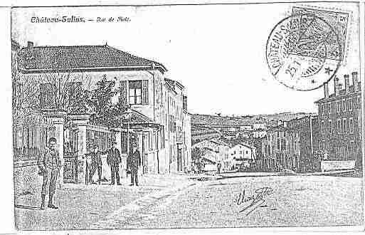 Ville de CHATEAUSALINS Carte postale ancienne