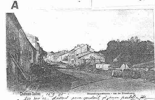 Ville de CHATEAUSALINS Carte postale ancienne