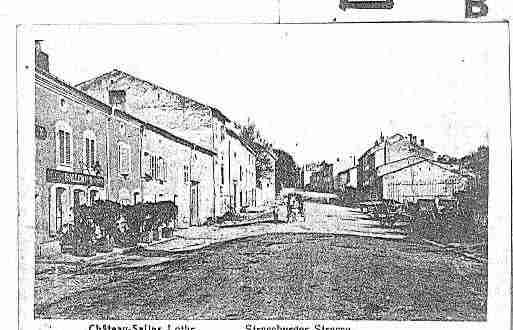 Ville de CHATEAUSALINS Carte postale ancienne