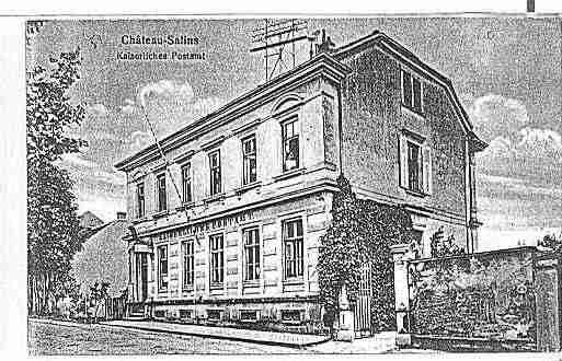 Ville de CHATEAUSALINS Carte postale ancienne