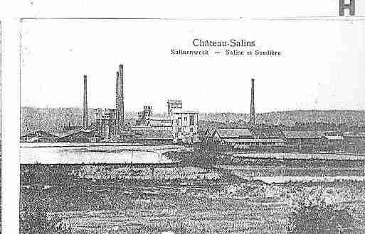 Ville de CHATEAUSALINS Carte postale ancienne
