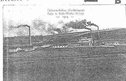 Ville de CHATEAUSALINS Carte postale ancienne