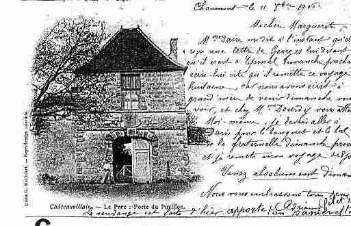 Ville de CHATEAUVILLAIN Carte postale ancienne
