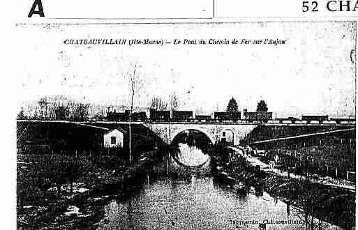 Ville de CHATEAUVILLAIN Carte postale ancienne