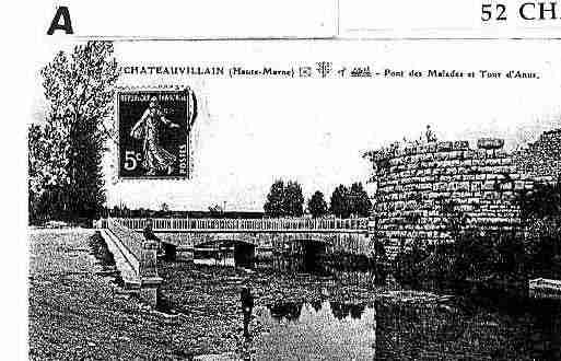 Ville de CHATEAUVILLAIN Carte postale ancienne