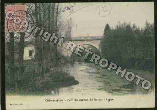 Ville de CHATEAUVILLAIN Carte postale ancienne