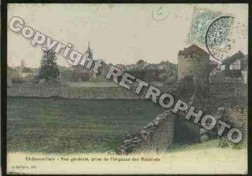 Ville de CHATEAUVILLAIN Carte postale ancienne