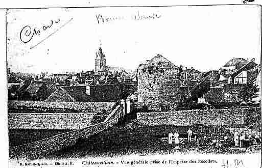 Ville de CHATEAUVILLAIN Carte postale ancienne