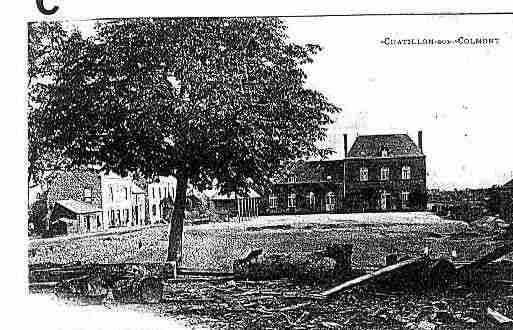 Ville de CHATILLONSURCOLMONT Carte postale ancienne Ville de CHATILLONSURCOLMONT Carte postale ancienne