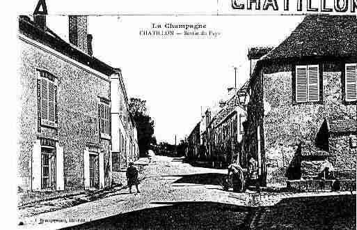 Ville de CHATILLONSURMARNE Carte postale ancienne