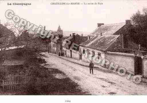 Ville de CHATILLONSURMARNE Carte postale ancienne