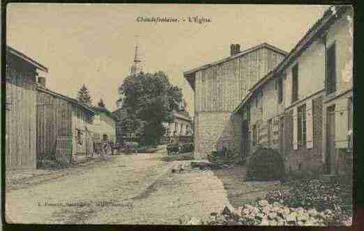 Ville de CHAUDEFONTAINE Carte postale ancienne