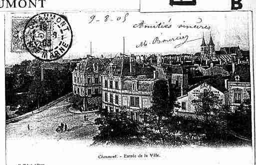 Ville de CHAUMONT Carte postale ancienne