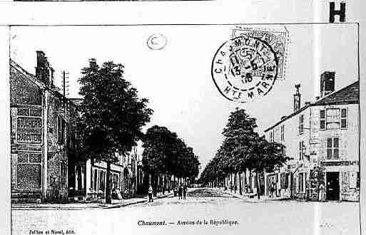 Ville de CHAUMONT Carte postale ancienne