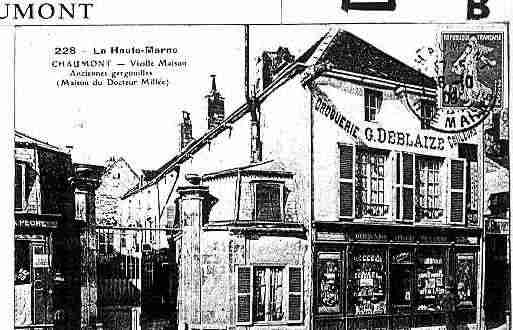 Ville de CHAUMONT Carte postale ancienne