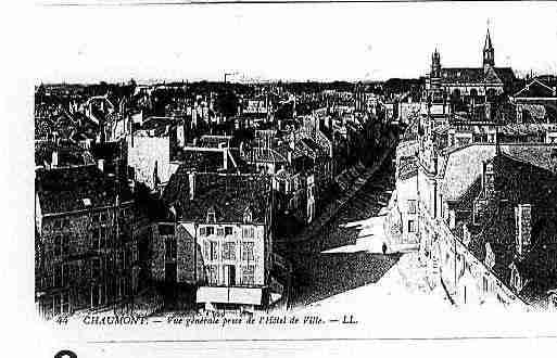 Ville de CHAUMONT Carte postale ancienne