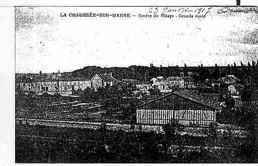 Ville de CHAUSSEESURMARNE(LA) Carte postale ancienne