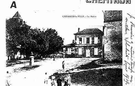 Ville de CHEMINON Carte postale ancienne