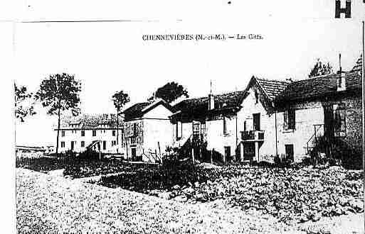 Ville de CHENEVIERES Carte postale ancienne