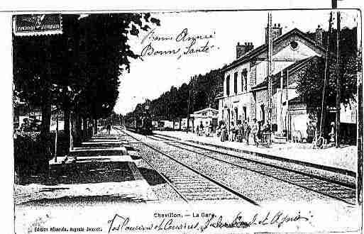 Ville de CHEVILLON Carte postale ancienne