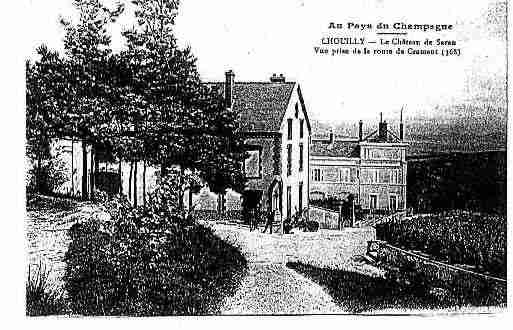 Ville de CHOUILLY Carte postale ancienne