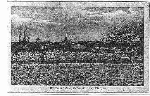 Ville de CIERGESSOUSMONTFAUCON Carte postale ancienne