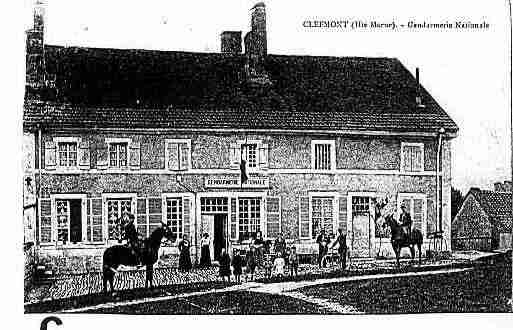 Ville de CLEFMONT Carte postale ancienne