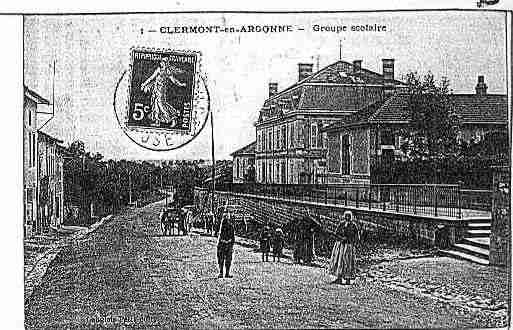 Ville de CLERMONTENARGONNE Carte postale ancienne Ville de CLERMONTENARGONNE Carte postale ancienne