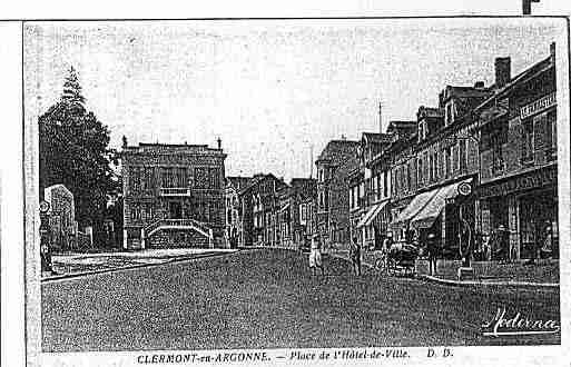 Ville de CLERMONTENARGONNE Carte postale ancienne