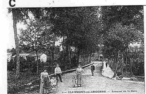 Ville de CLERMONTENARGONNE Carte postale ancienne