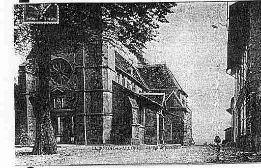 Ville de CLERMONTENARGONNE Carte postale ancienne