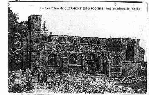 Ville de CLERMONTENARGONNE Carte postale ancienne
