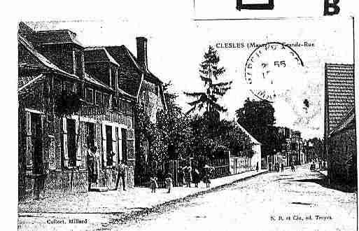 Ville de CLESLES Carte postale ancienne