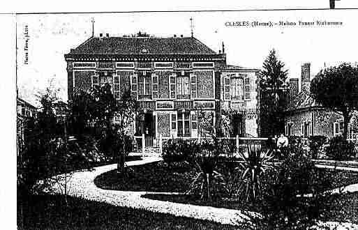 Ville de CLESLES Carte postale ancienne