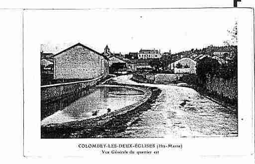 Ville de COLOMBEYLESDEUXEGLISES Carte postale ancienne