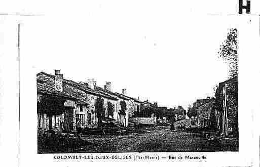 Ville de COLOMBEYLESDEUXEGLISES Carte postale ancienne