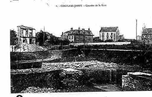 Ville de CONFLANSENJARNISY Carte postale ancienne