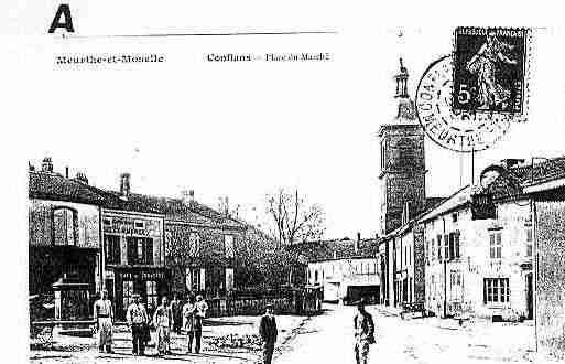 Ville de CONFLANSENJARNISY Carte postale ancienne