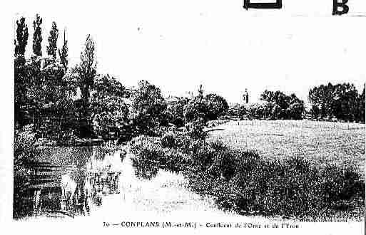 Ville de CONFLANSENJARNISY Carte postale ancienne
