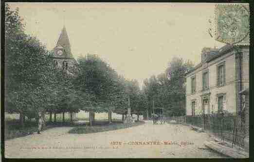 Ville de CONNANTRE Carte postale ancienne