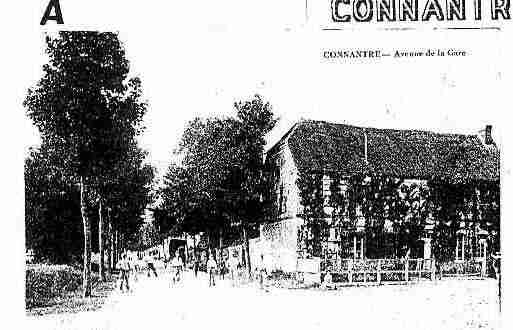 Ville de CONNANTRE Carte postale ancienne