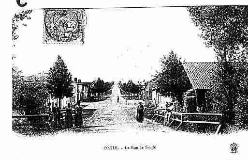 Ville de COOLE Carte postale ancienne