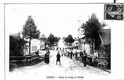 Ville de COOLE Carte postale ancienne