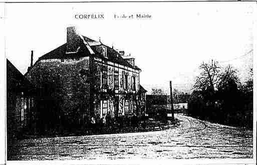 Ville de CORFELIX Carte postale ancienne